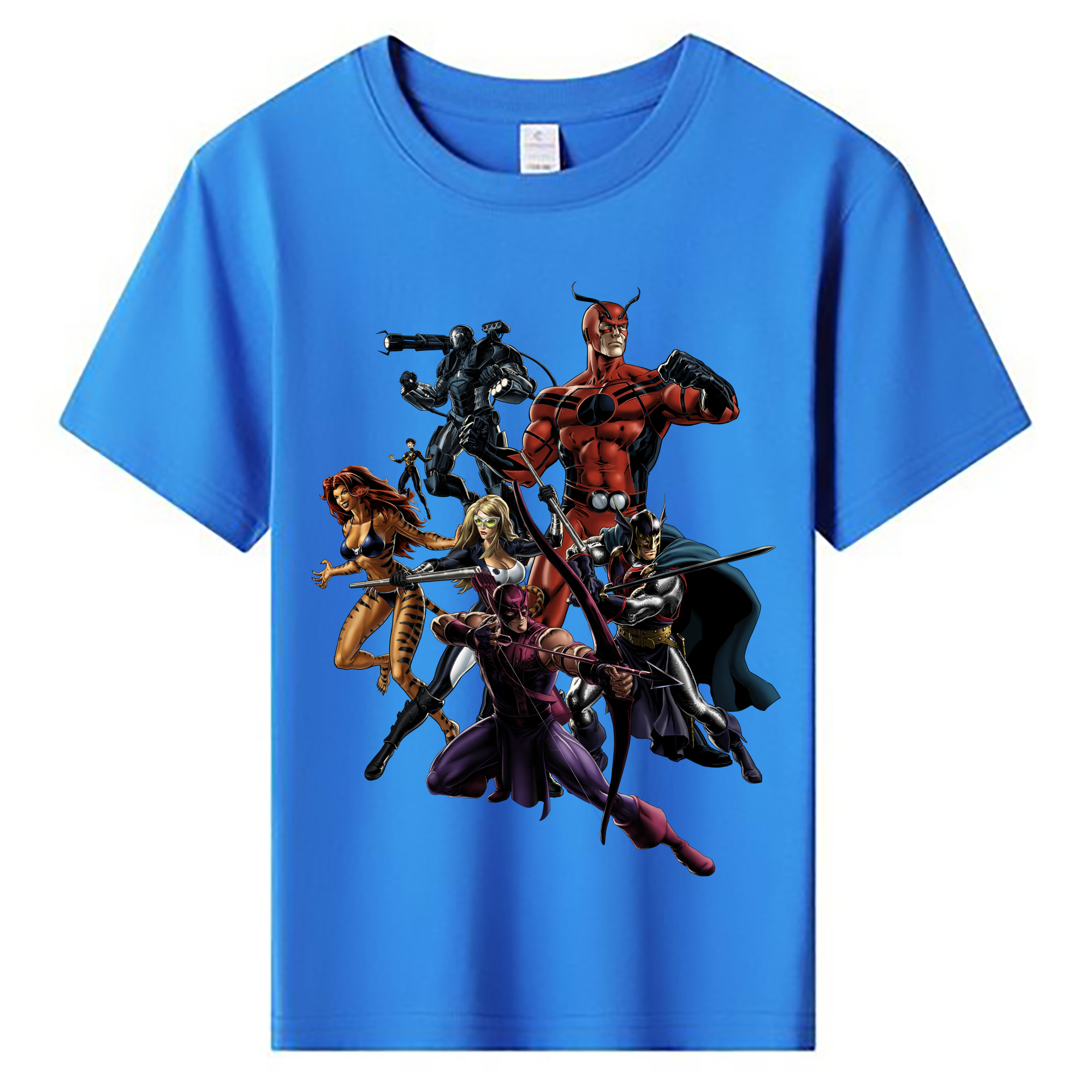 （画像用） アベンジャーズ The Avengers 綿100％キッズTシャツ（フロントプリント）
